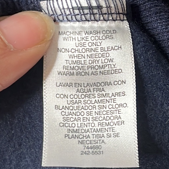 NWOT SJB Active mens Sweatshirt Fleece lined Full zip Blue XLT XL Tall - Picture 4 of 9